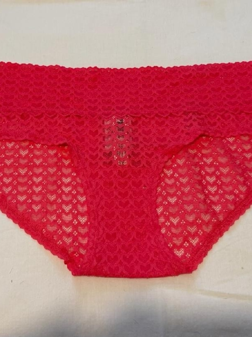 Victoria's Secret PINK Hot Pink Lace Bikini